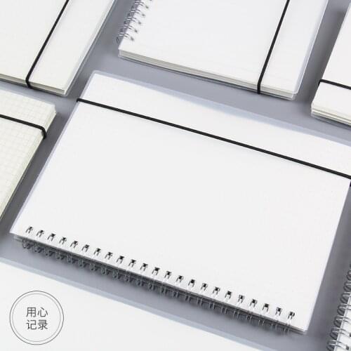 A5 A6 B5 Spiral Coil Notebook Planner Lined Dot Blank Grid Paper Journal Diary Sketchbook For School Supplies Office Stationery