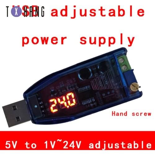 DC-DC USB Adjustable Buck-boost Power Supply Voltage Regulator Module 5V to 3.3V 9V 12V 24V diy electronics