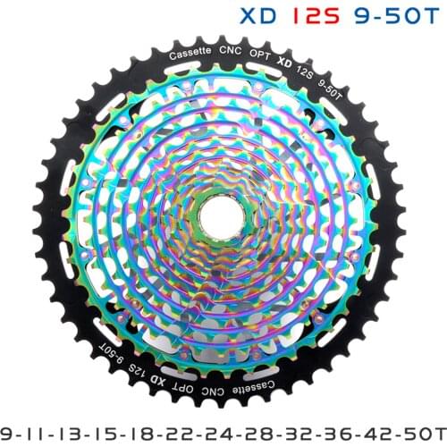 Mountain Bike Parts Ultralight Cassette 11/12 Speed 9-42T 9-46T 9-50T Bicycle Sprocket for XD 12v Cassette Bicycle Freewheel