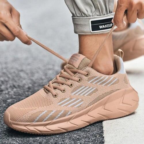 Breathable Slip-on Running Shoes 47 Light Mens Sports Shoes Large Size Sneakers 46 Fashion Womens Couple Jogging Casual Shoes