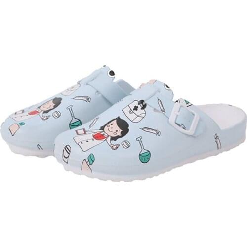 Surgical Slippers Unisex Nurse Shoes Work Slippers Non-slip Doctor Clogs EVA Laboratory Shoes Beauty Salon Nursing Clogs