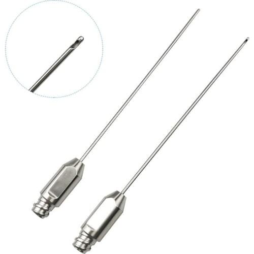 One hole needle Fat transplantation liposuction cannula with luer lock fat transfer needle aspirator for beauty use
