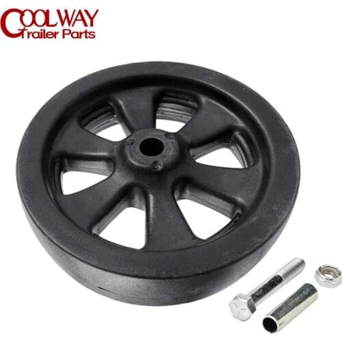 8 Inch Jockey Spare Parts Replacement Wheel Kit For Trailer Jack 1500 Lbs Caravan RV Boat Accessories
