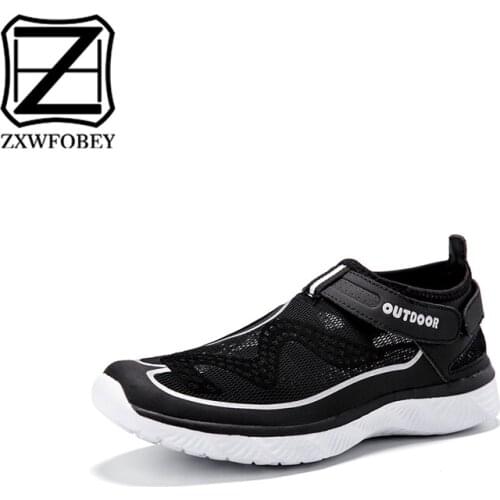 ZXWFOBEY Mens Women Mesh Trainers Comfortable Outdoor Sport Shoes Lightweight Breathable Running Couple Mesh Shoes