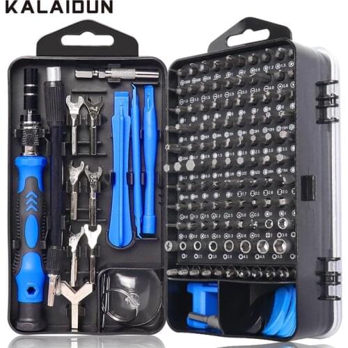 KALAIDUN 135/115 In 1 Magnetic Screwdriver Set Precision Torx Hexagon Phillips Slotted Screw Bits Kit For Phone Repair Hand Tool