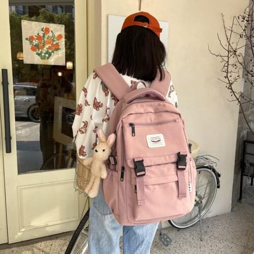 Shoulder schoolbag 2021 new fresh and sweet schoolbag backpack for male and female primary and secondary school students
