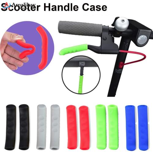 Brake Handle Protective Case for Xiaomi Mijia M365 Electric Smart Scooter Fixed Gear Silicone Protective Case Cover Replacement