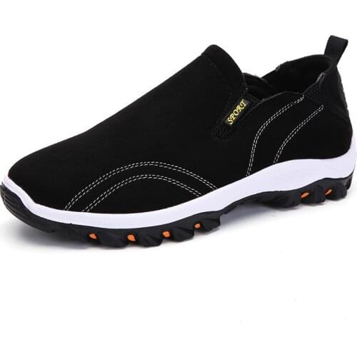Large Size PU Leather Slip-ons Mens Sports Shoes Mens Sneakers Men Running Shoes Sneakers Mens Running Sport Shoes Gym GMB-1426