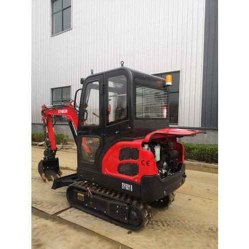 SYNBON 2021 New Bucket Excavator 1.8Ton Digger Crawler Construction Use