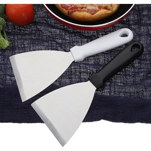 Stainless Steel Riveted Restaurant Grilling BBQ Tools Pizza Steak Fried Shovel Spatula Turner Kitchen Utensils