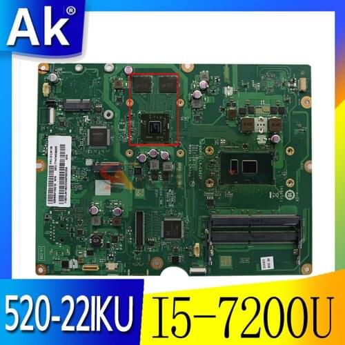Akemy LA-E882P mainboard I5-7200U CPU 2GB-GPU For Lenovo 520-22IKU 520-24IKU All-in-One Computer Motherboard Tested 100% OK