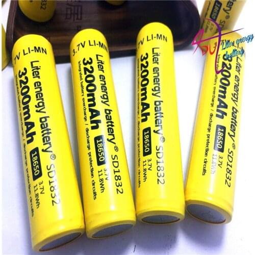 Laptop Batteries 4 pcs/lot New Original 18650 NCR18650B Rechargeable Li-ion battery 3.7V 3200mAh Flashlight batteries use