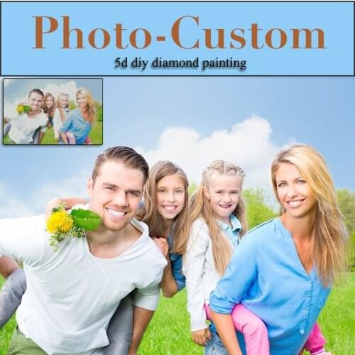 Photo Custom DIY 5D Diamond Painting Full Round Drill Diamond Embroidery Pictures Cross Stitch Mosaic Private Manual Art Gift