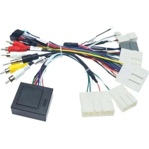 Car 16PIN Android Audio Power Radio Wire Harness with Canbus Box Car Accessories for Nissan X-TRAIL/Tiida 2014-2017