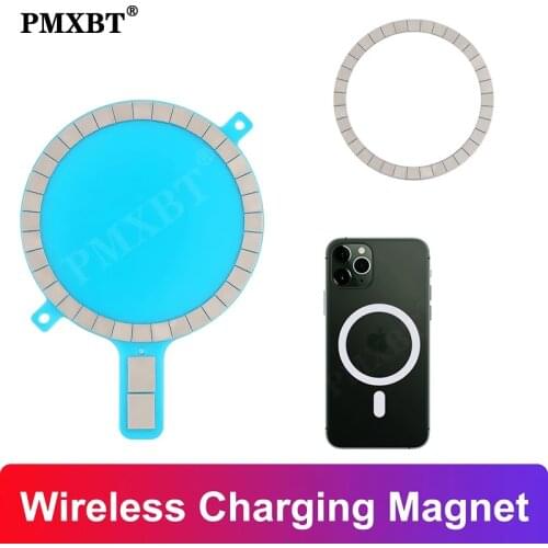 Wireless Charging Magnet For iPhone 12 Pro Max Mini 11 Xs 8 Mobile Phone Case Strong Magnetic Back Cover SmartPhone Accessory