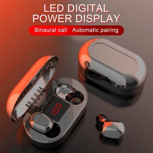 Willkey L21 L22 TWS Bluetooth 5.0 Wireless Headphones Earphone Stereo Super Bass Sound Headset for iPhone Samsung Phones Earbuds