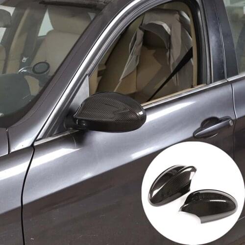 For BMW 3 Series E90 E92 2005-2008 ABS Carbon Fiber Car Side Wing Rearview Mirror Protective Cover Sticker Car Accessories