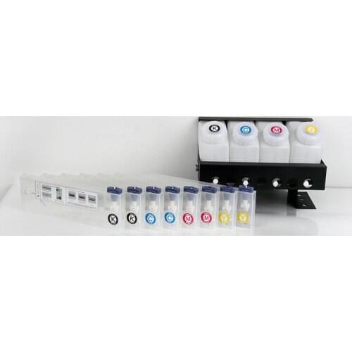 Double 4 color continuous ink supply system for Roland Mimaki Mutoh CISS