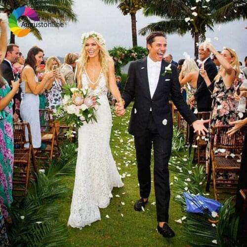 Custom Made Black Beach Wedding Suits for Men Suits 2 Piece Jacket Pants Vest Party Slim Fit Groom Tuxedos 2018 Best Man Blazer