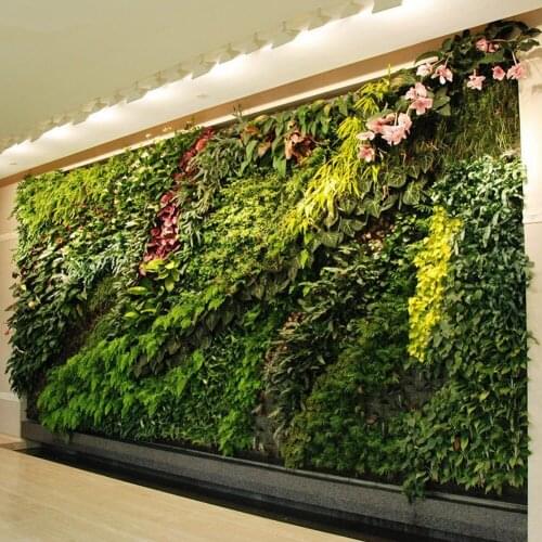 Custom DIY artificial lawn Christmas wedding decor plants wall / hotel / store background / artificial grass wall home decor