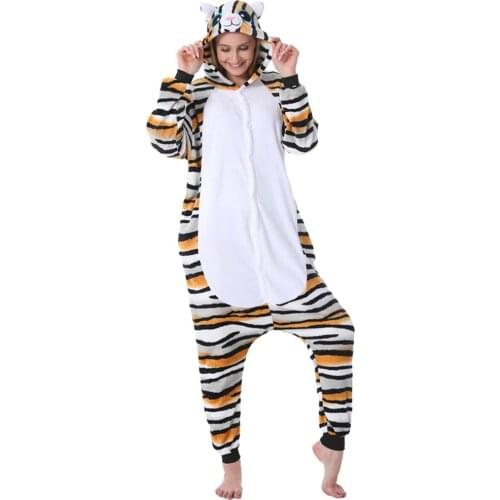 Unicorn Onesies Unisex Winter Stitch Cat Pig Onesie Women Men Nightwear Anime Cosplay Costumes Adults Flannel Sleepwear Pajamas