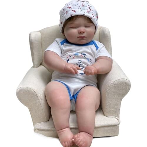 Adolly Reborn Baby Dolls 24 Inch Real Realistic Newborn Cloth Body Gift Boy Girl Toy Soft Silicone Vinyl Lifelike ad24c002c