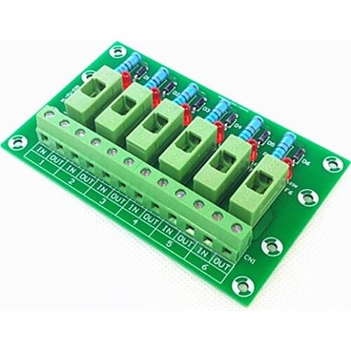 Fuse Module,6 Position Fuse Panel Mount Power Distribution Module Board