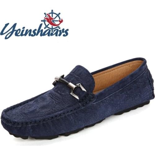 Male Comfortable Loafers For Men Fashion Slip on Shoes Vintage Crocodile Pattern Outdoor Flats Elegantes Gentleman Driving Shoes