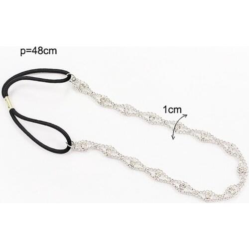 2021 new Wholesale fashion handmade korea style gems square shped hairbands headband party hairband hair accessories-TYUG