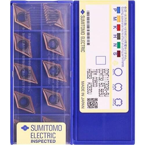 Original Carbide Insert CNC DCMT11T302N AC530UAC630M For Blade Processing