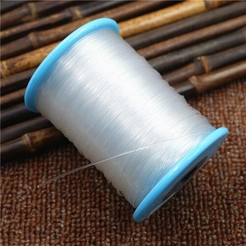 0.2/0.25/0.3/0.4/0.5/0.6/0.7/0.8/1mm 1 Roll Fish Line Wire Clear Non-stretch Strong Nylon String Beading Cord Thread Jewelry DIY