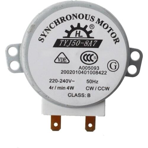 Mini synchronous motor for miniwave oven AC 220-240V 4W 4RPM
