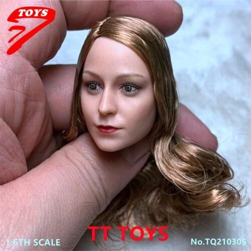 TTTOYS 1/6 Melissa Benoist Head Sculpt Super Hero Female Soldier Head Carving Fit 12 inch Action Figure Pre-order