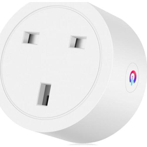 UK Smart Plug WIFI Wireless Remote Socket Smart Timer Plug Voice Control UK Home Fire Retardant PC Smart Power Socket UK Plug