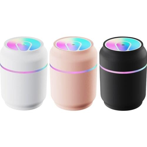 USB Rechargeable Air Humidifier Diffuser Electronic Colorful Light Spraying Purifier Home Bedroom Car Decoration