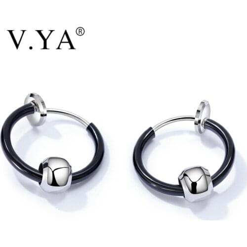 V.YA Women's Silver Earrings
