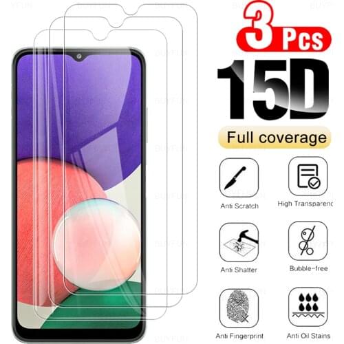 3PCS Tempered Glass For Samsung galaxy A22 5G samsun a22 22a Protective Film For Samsung a22 a32 a42 a52 a72 Screen Protector