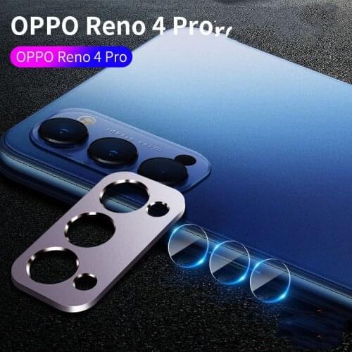 2020 Camera Protector Glass For OPPO Reno4 pro Tempered Glass Metal Rear Camera Lens Protective OPPO Reno 4