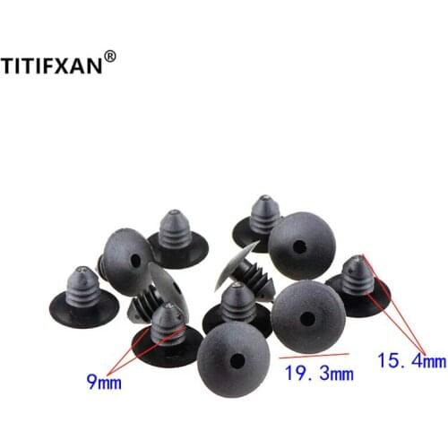 10PCS Car trunk Interior panel lining cover clip for Volkswagen Lavida Golf Bora Passat Jetta plastic fastener trim