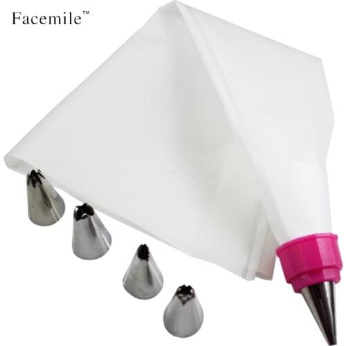 2Color Decorating dual coupler icing bags piping Tool Pastry Piping bag Fondant Decorating Tip Sets Nozzles Converter Bakeware