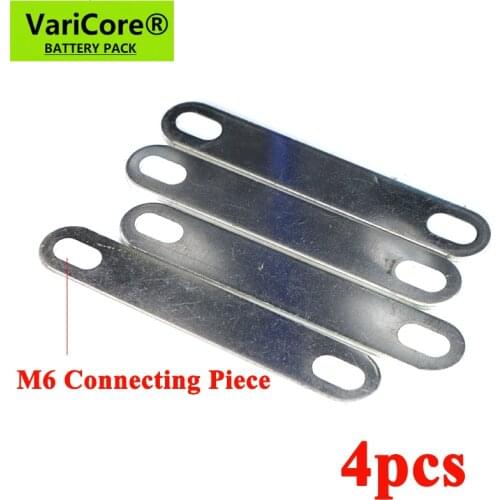 4pcs M6 connection copper plate for DIY 3.2V 280Ah 310Ah LiFePO4 Battery Cell connection plate