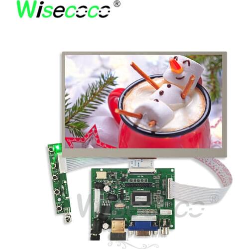 Wisecoco 7 inch 1024x600 LCD screen Display HDMI VGA Driver Board for diy project