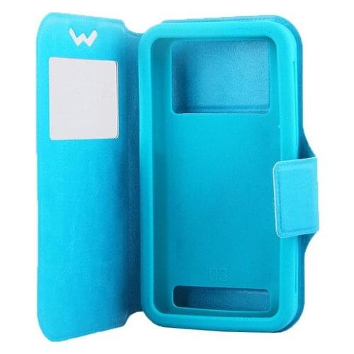 A4 Universal Flip PU Leather Case For ZTE Blade AF3/AF5 / Blade A3 / Acer Liquid Z220 View Window Stand Holder Ultra Thin Cover