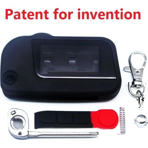 A93 Uncut case with glass for Starline A93 A63 A39 uncut blade fob case cover A93 folding car flip remote