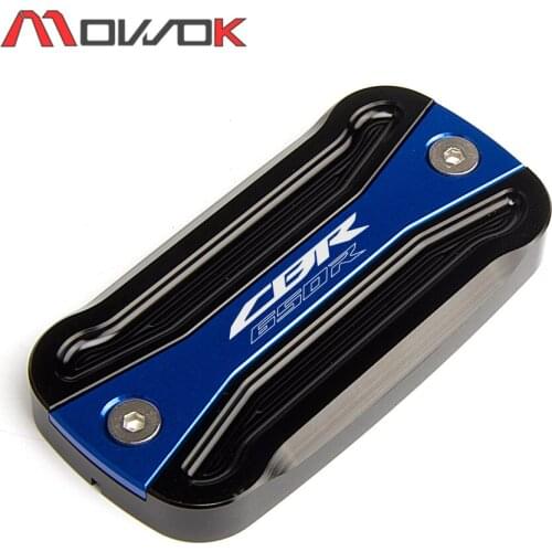 For HONDA CBR 650R CBR650R 2019-2021 2020 two styles Motorcycle CNC Aluminum Front Brake Cylinder Fluid Reservoir Cover Oil Cap