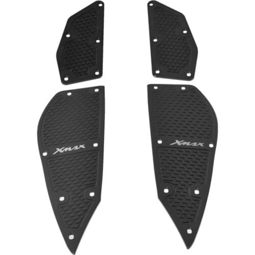 For Yamaha XMAX300 XMAX 250 modified Motorcycle Accessories CNC aluminum alloy pedals pedal leather pedals