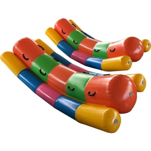 3m Giant Colorful Inflatable Ride Toys Seesaw Air Sealed Water Grassland Slide Play Teeterboard Children Park Equipment for Sale