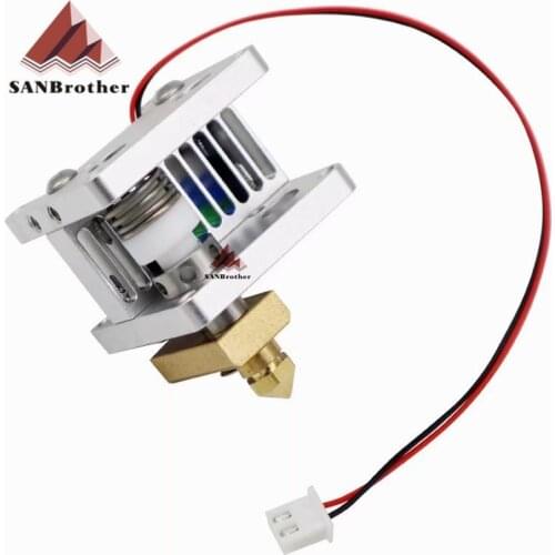 Ultimaker 2 Extended+ UM2+ Olsson block nozzle kit with Heat Sink hotend header kit for DIY 3D printer 1.75/3mm filament