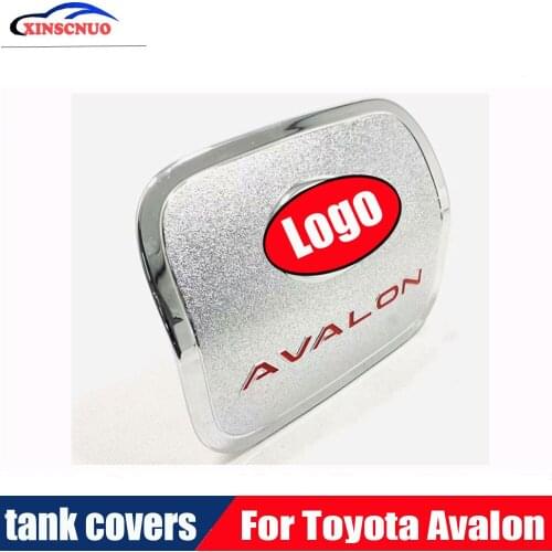 Metal Outside Oil filler door Fuel tank cap For Toyota Avalon Fuel tank covers outer cover Filler cap