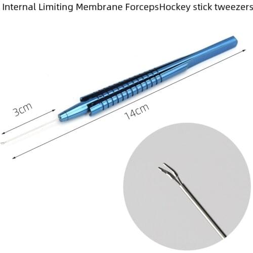 Microscopic ophthalmic instruments intraocular retinal forceps Internal Limiting Membrane Forceps Hockey stick tweezers